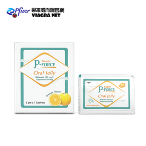 雙效果凍威而鋼 Super P Force Oral Jelly 160mg 7包/盒｜果凍好入口 30分鐘快速起效