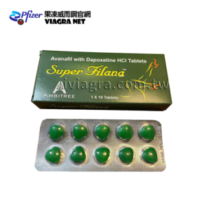 Super Filana 綠水鬼雙效錠 100mg+60mg 10顆裝｜15分鐘快速助勃延時
